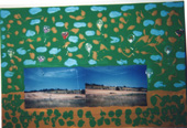 summer landscape in Marche